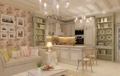 Прованс в интерьере | Квартира в стиле прованс: мебель, декор, кухня,  спальня, ванная комната