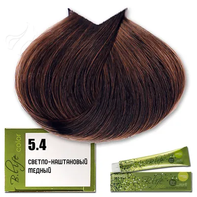 Стойкая крем краска для волос 5.4 Светло-каштановый медный Color Pro Hair  Color Cream 100 ml (ID#1164914364), цена: 112 ₴, купить на Prom.ua