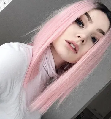 Pin by Jessica Hussey 💘 on My Style | Hair color pink, Pastel pink hair,  Thick hair styles