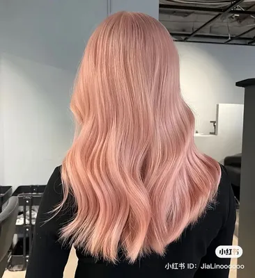 ゆゆみ🗞️ | Светло-розовые волосы, Прически из распущенных волос, Персиковые  волосы