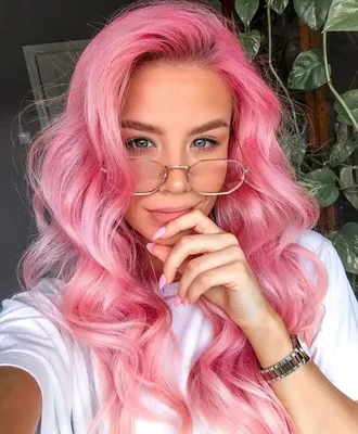 Светло розовый цвет волос (75 фото)