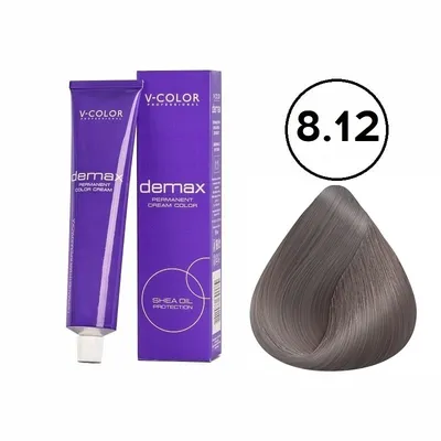 Краска для волос профессиональная Silk Color 8.20 Light Pearl Blonde светло-русый  перламутровый - Пигмент прямого действия с пониженным аммиаком CRIOXIDIL by  Salerm, 100 мл - купить с доставкой по выгодным ценам в