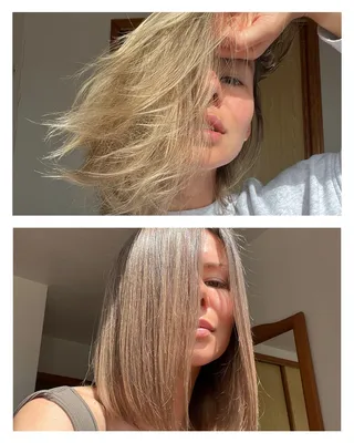 Светло русый цвет волос фото до и после 81 фото