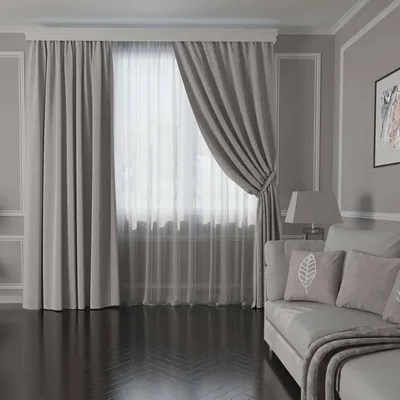 Модные шторы 2024 года: тренды, новинки дизайна + 135 фото-идей для  гостиной и спальни, как красиво повесить занавески в современном стиле