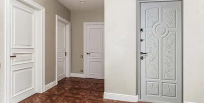 Белые межкомнатные двери в интерьере