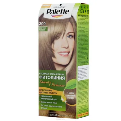 Palette Фитолиния Краска для волос 300 Светло-русый - купить с доставкой в  Москве. Schwarzkopf - отзывы, состав, цена.