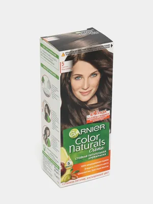 Крем-краска для волос Garnier Color Naturals, тон 5 Светлый каштан купить  по низким ценам в интернет-магазине Uzum (504045)