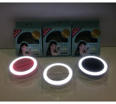 Светодиодное селфи кольцо с USB-зарядкой Selfie Ring Light - купить по  выгодной цене | OldiDom.ru