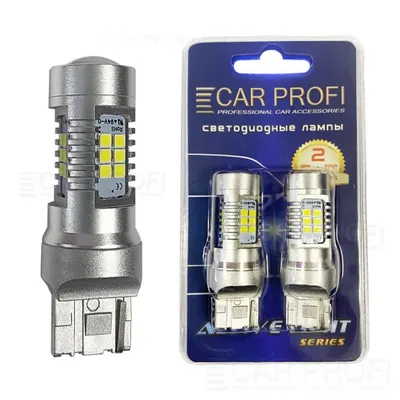 Светодиодная лампа CarProfi T20 (7440) W21W 15W 21LED 3030SMD Active Light  series, 12V, 600lm (блистер 2