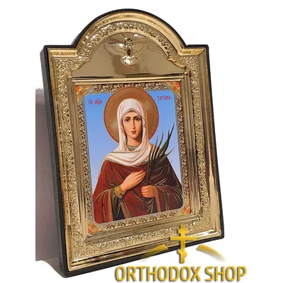 Святая Татьяна, рукописная икона на липовой доске купить