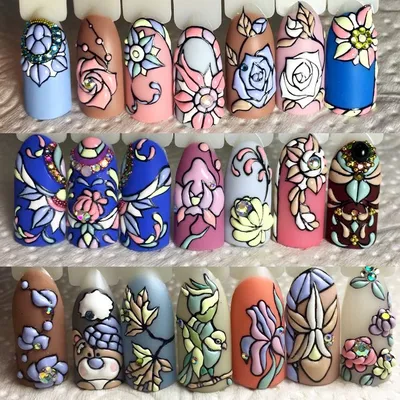 Свит Блюм дизайн ногтей Sweet bloom #sweetbloom #sweetblooms  #сладкоецветение #обучениедизайнуногтей #объ… | Nail art designs diy,  Flower nails, Halloween nail art