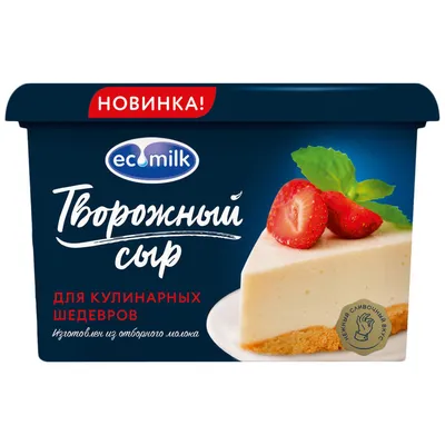 Сыр творожный Экомилк 60%, 400г - купить с доставкой в Самаре в Перекрёстке