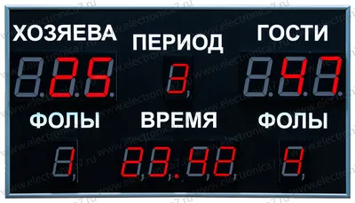 Купить ✔️ Цифровое табло + часы для АТП в Украине от производителя -  422672685