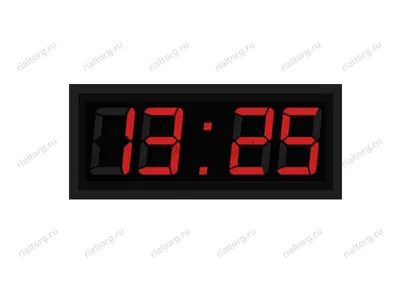 Электронные часы 1000х400х60 мм - купить в Краснодаре.