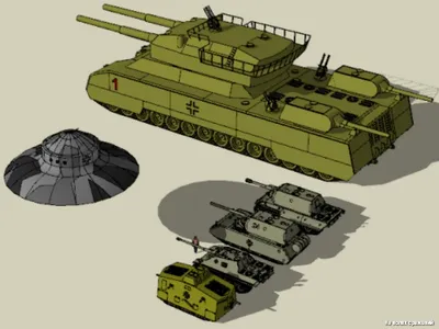 Крыса\" самый большой танк в мире | Пикабу