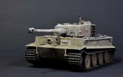 Pz.Kpfw. VI Немецкий тяжёлый танк Т-6 Тигр 28mm - Свободный Рынок Миниатюр