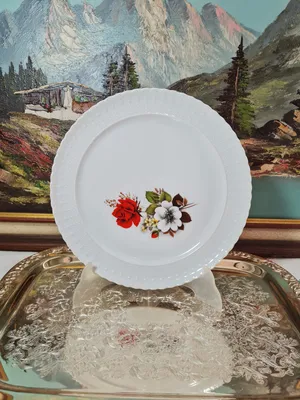 Тарелка керамика 20,5 см круглая белая с серым орнаментом (ID#1519764943),  цена: 160 ₴, купить на Prom.ua