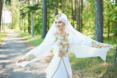 Татарские свадебные платья современные - 69 фото