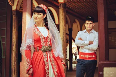 Осетинское платье невесты - 30 фото
