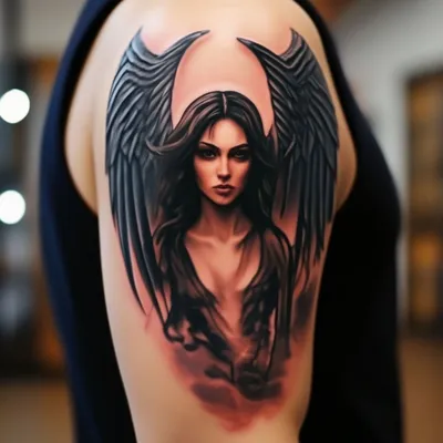 Tattoo uploaded by Андрей Подереча • Тату ангел на предплечье мужское тату  • Tattoodo