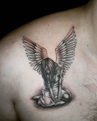 Купить Временная татуировка крыла ангела на талии и руке | Joom