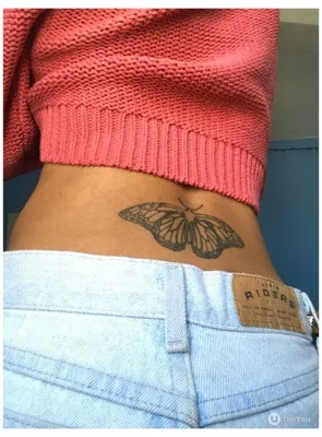 Тату на спине бабочка - 10 Фото и значение татуировок 2024