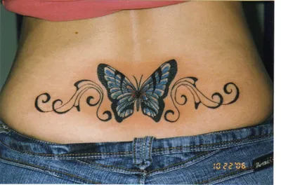 Значение тату бабочка + фото татуировок и история