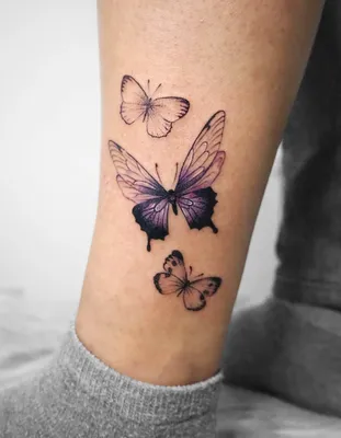 Татуировки бабочки для девушек: выбор, символика и уход - tattopic.ru