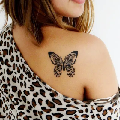 Значение тату бабочка + фото татуировок и история