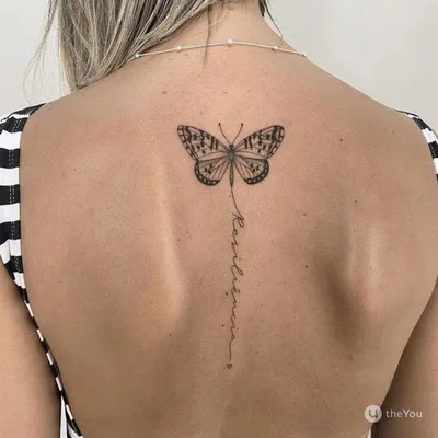 Тату бабочка на ноге: красота и символика - tattopic.ru