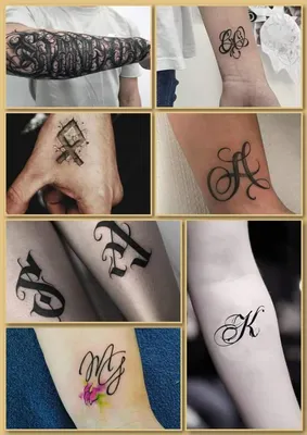 Фотография татуировки буква д на запястье — Все о тату