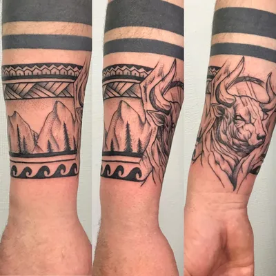 Значки татуировки \"быка\"