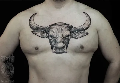Тату бык (28 фото) - значение татуировки, эскизы 2023