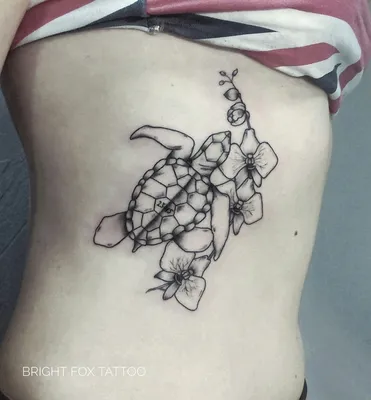 Татуировки с черепахами являются очень популярными | ВКонтакте