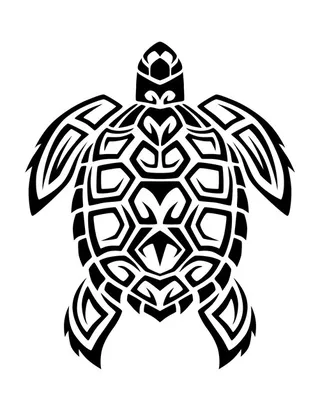Полинезийская черепаха — тату | ВКонтакте