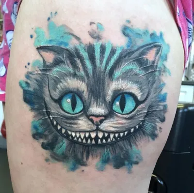 Татуировки / Тату эскизы / Идеи для татуировок / ART - Чеширский кот 😻 |  Facebook
