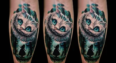 Значение татуировки Чеширский кот