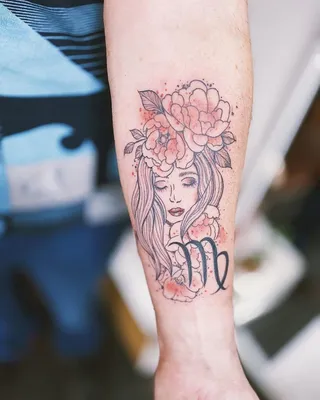 50+] Фото Тату Дева для Девушек и Мужчин | Знак Зодиака | TATTOO-LOVE |  Virgo tattoo, Virgo tattoo designs, Tattoos