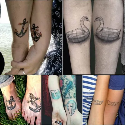 Парные татуировки как символ вечной любви или крепкой дружбы