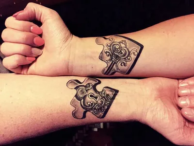 53 Brave Couples Who Chose Matching Wedding Tattoos Instead Of Rings |  Bored Panda