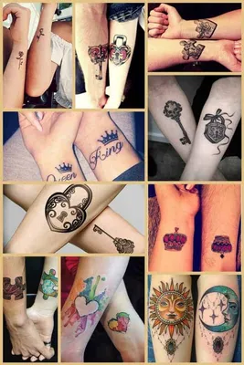 Парные татуировки для друзей и пар | ВКонтакте