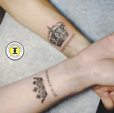 Парные тату - сделать совместные татуировки для двоих влюбленных, можно тут!