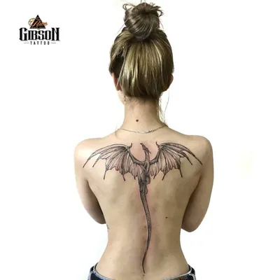 татуировка на спине / большая татуировка / татуировка дракона | Elegant  tattoos, Spine tattoos for women, Hand tattoos