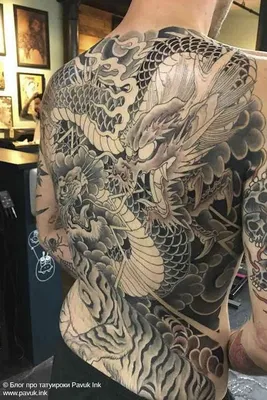 Тату дракон (225 фото) - значение татуировки, эскизы 2023