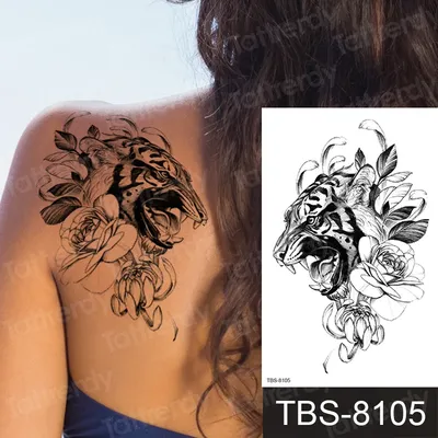 Tattoo • Тату дракон для девушек