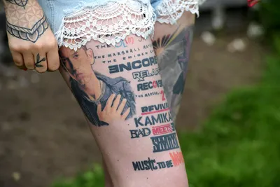 фото Тату Эминема от 13.10.2017 №017 - Eminem Tattoo - tatufoto.com -  tattoo-photo.ru