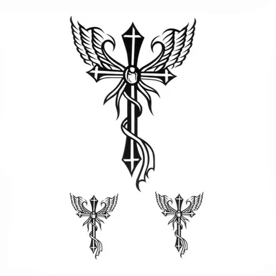 Татуировка в виде креста: истоки символа