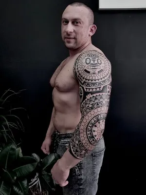 Татуировки переводные взрослые, тату временные ,рукав мужской , женский-  купить по выгодной цене в интернет-магазине OZON (811998620)