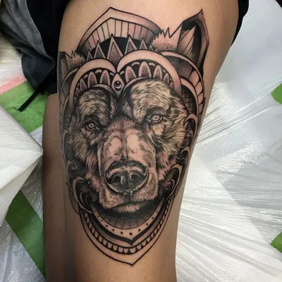 Фото рисунка тату кабан 11.10.2018 №126 - boar tattoo - tattoo-photo.ru -  tattoo-photo.ru