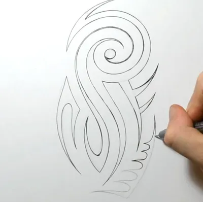 Как нарисовать тату тигра карандашом поэтапно | Трафареты, Картины, Шаблоны  трафаретов